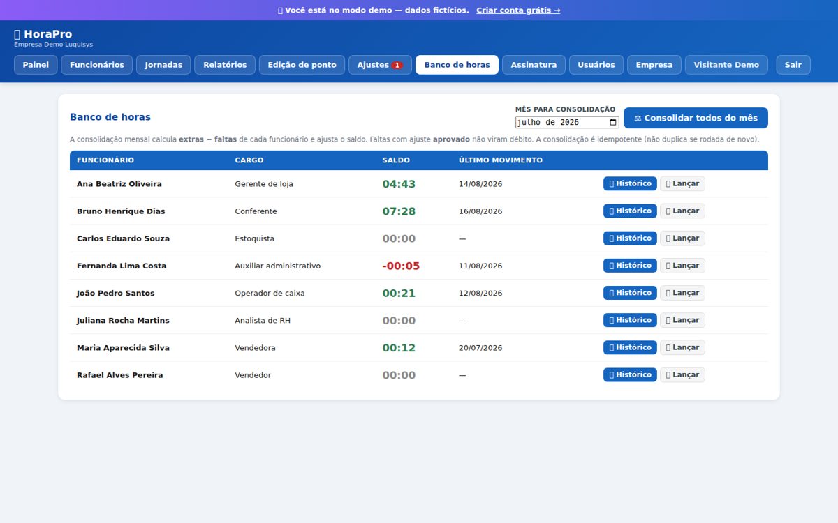 Banco de horas